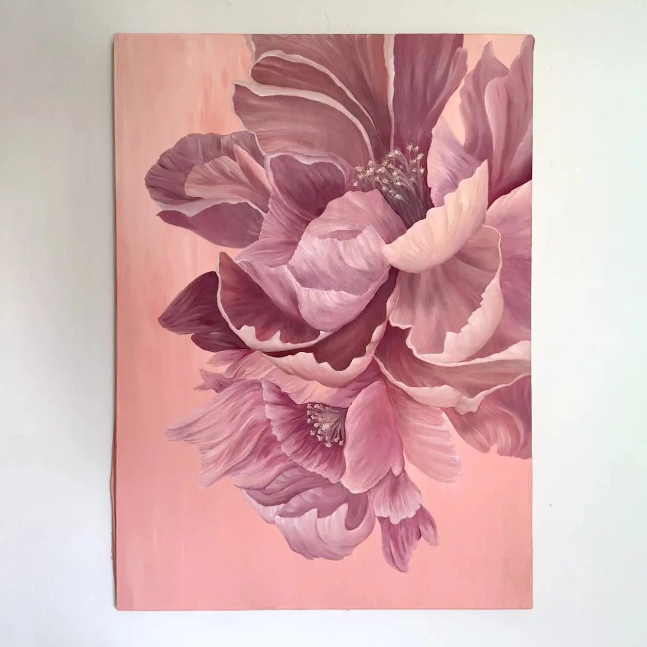 PEONY'S TALE — Original Painting + Interior Design Artlyheart