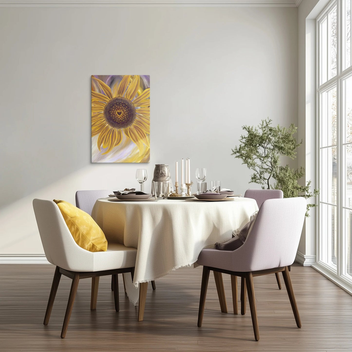 Bright Canvas Art | Flower of the Sun Artlyheart