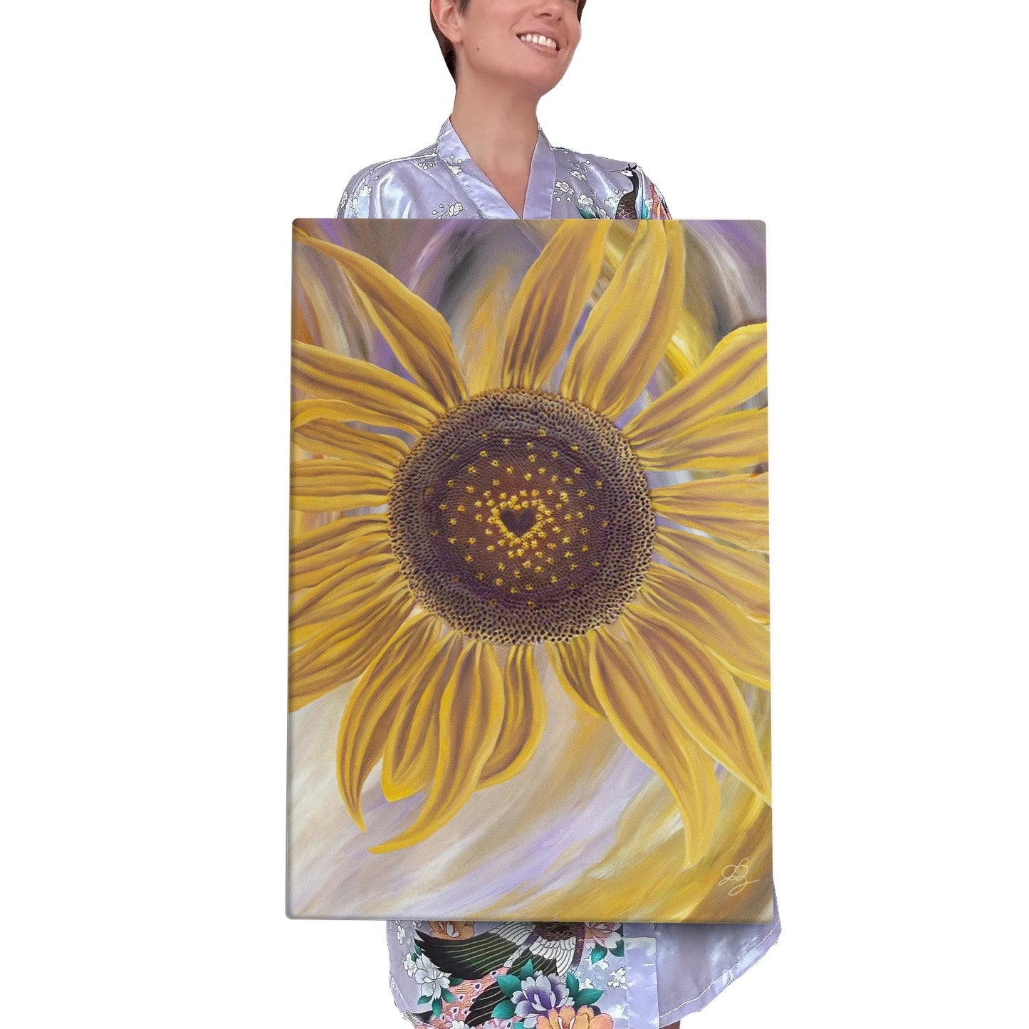 Bright Canvas Art | Flower of the Sun Artlyheart