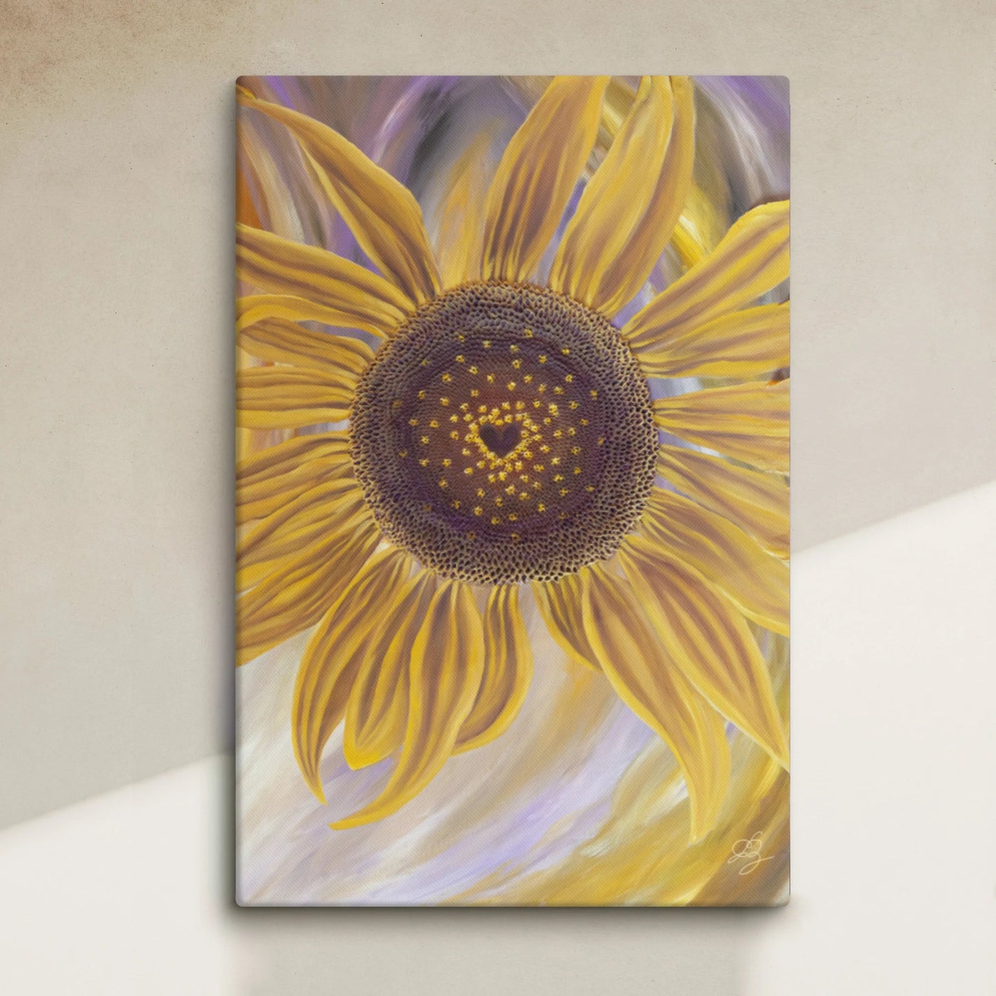 Bright Canvas Art | Flower of the Sun Artlyheart