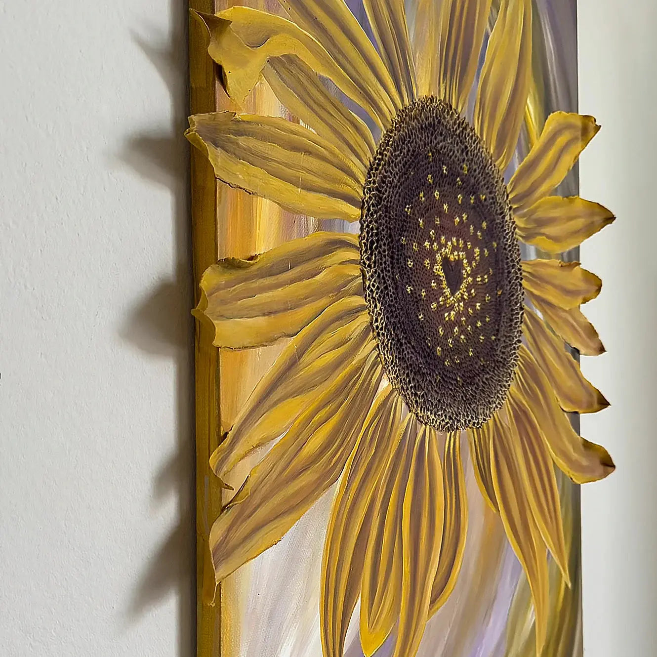 FLOWER OF THE SUN — Original Painting + Interior Design Artlyheart