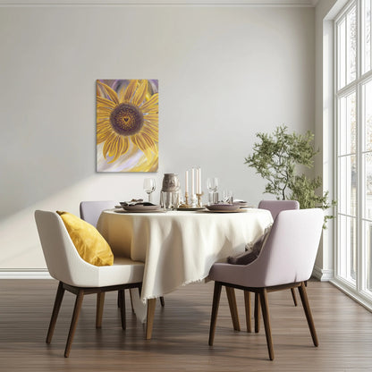 Bright Canvas Art | Flower of the Sun Artlyheart