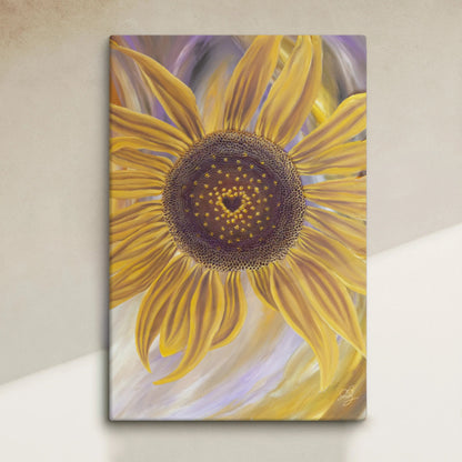 Bright Canvas Art | Flower of the Sun Artlyheart