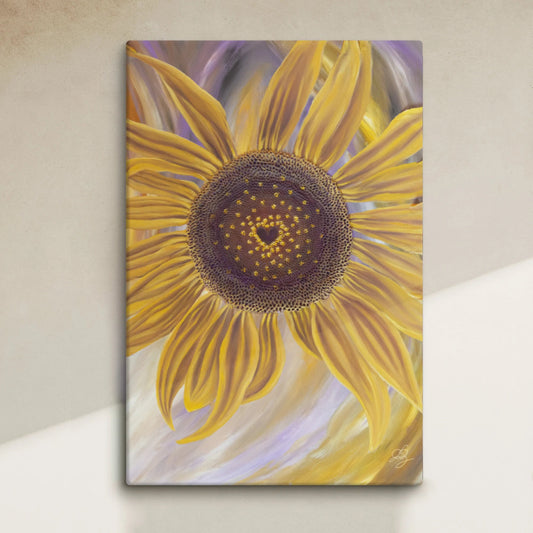 Bright Canvas Art | Flower of the Sun Artlyheart