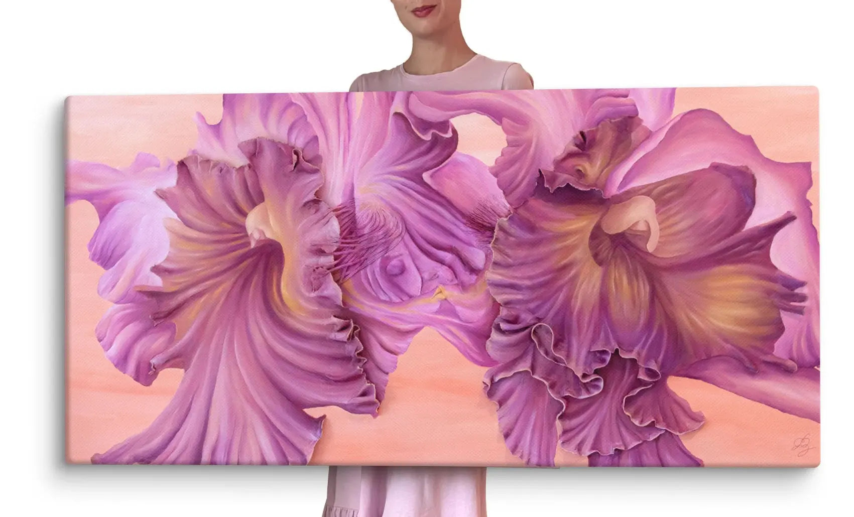 Lovely Canvas Art | Eternal Cattleyas Artlyheart