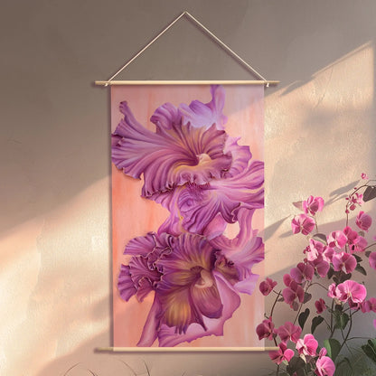 Lovely Scroll Art for Home Decor | Eternal Cattleyas Artlyheart