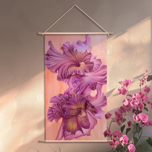 Lovely Scroll Art for Home Decor | Eternal Cattleyas Artlyheart