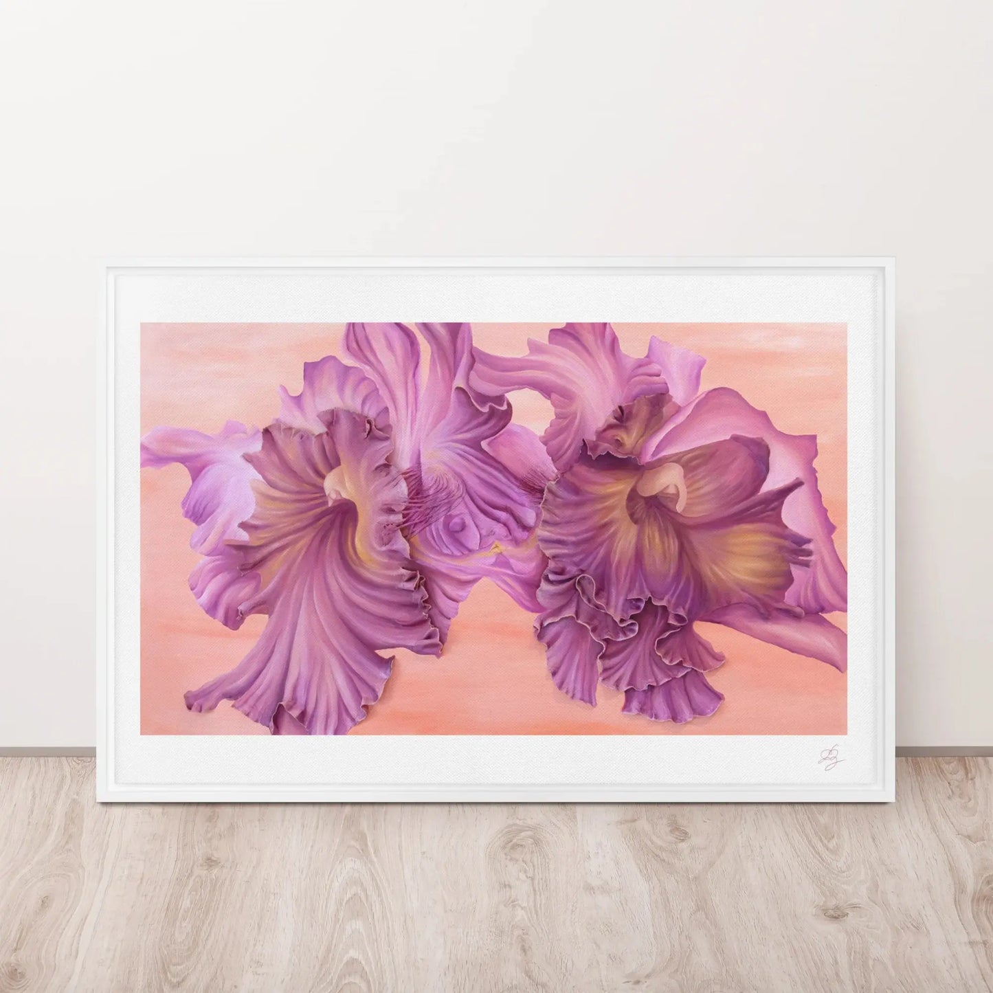Lovely Framed Canvas Art | Eternal Cattleyas Artlyheart