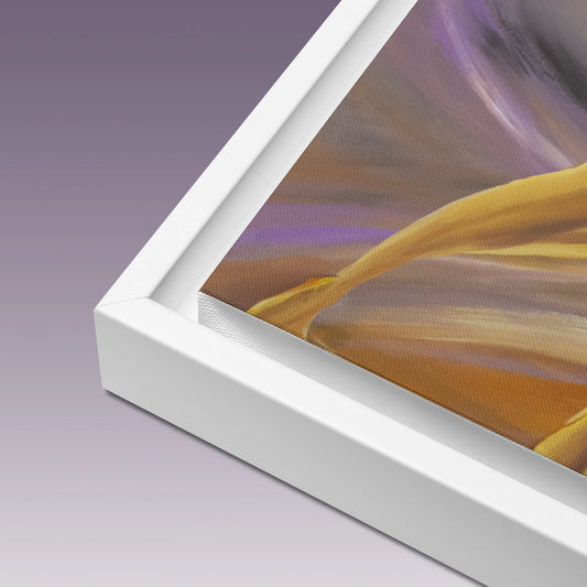 Bright Framed Canvas Art | Flower of the Sun Artlyheart