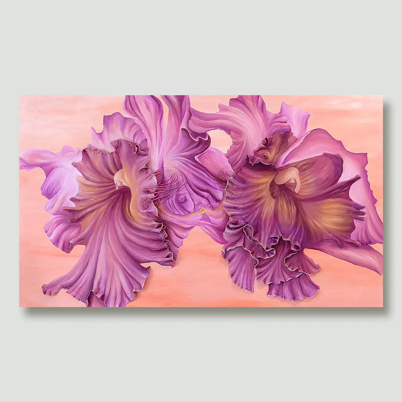 ETERNAL CATTLEYAS — Original Painting + Interior Design Artlyheart