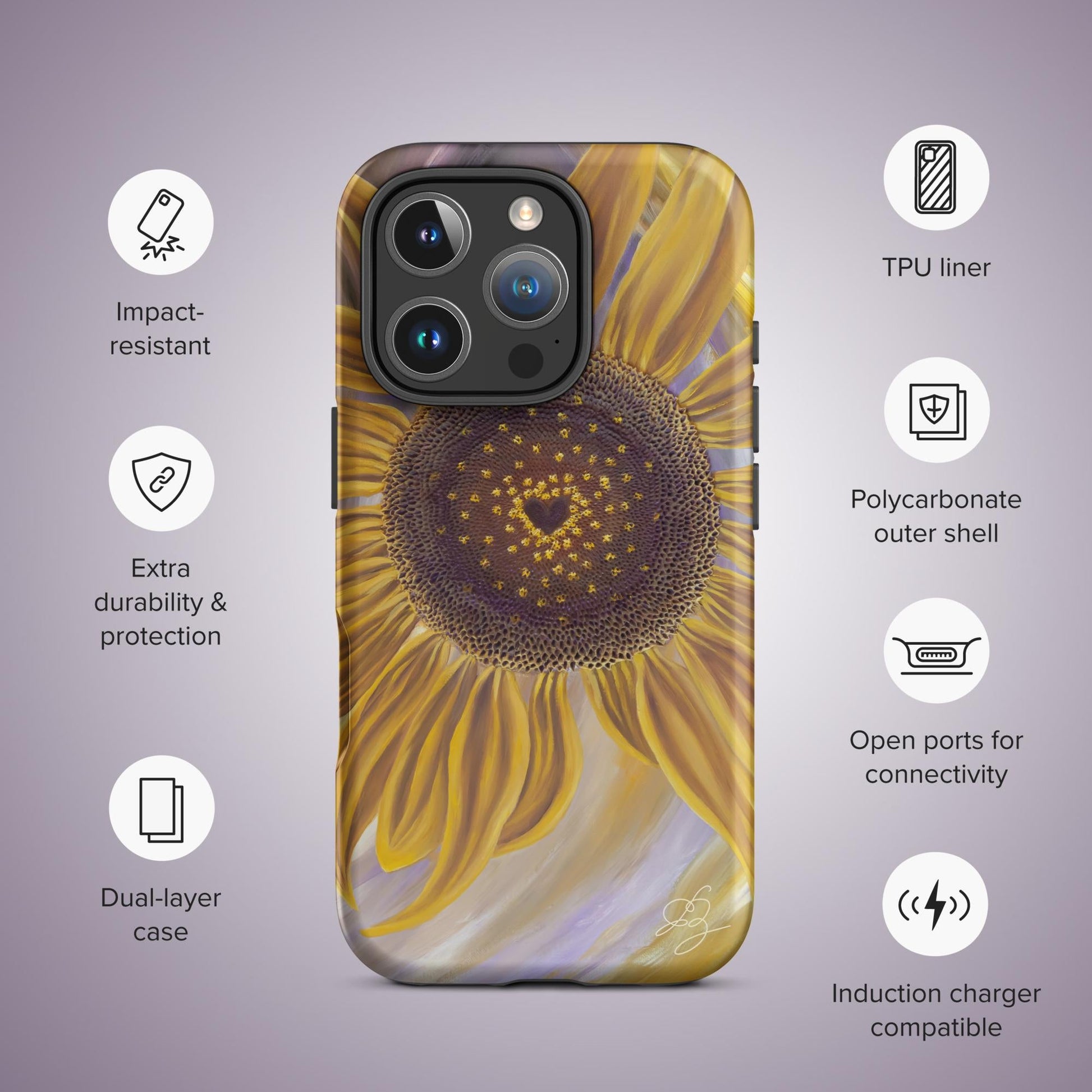 Bright iPhone Case | Flower of the Sun Artlyheart